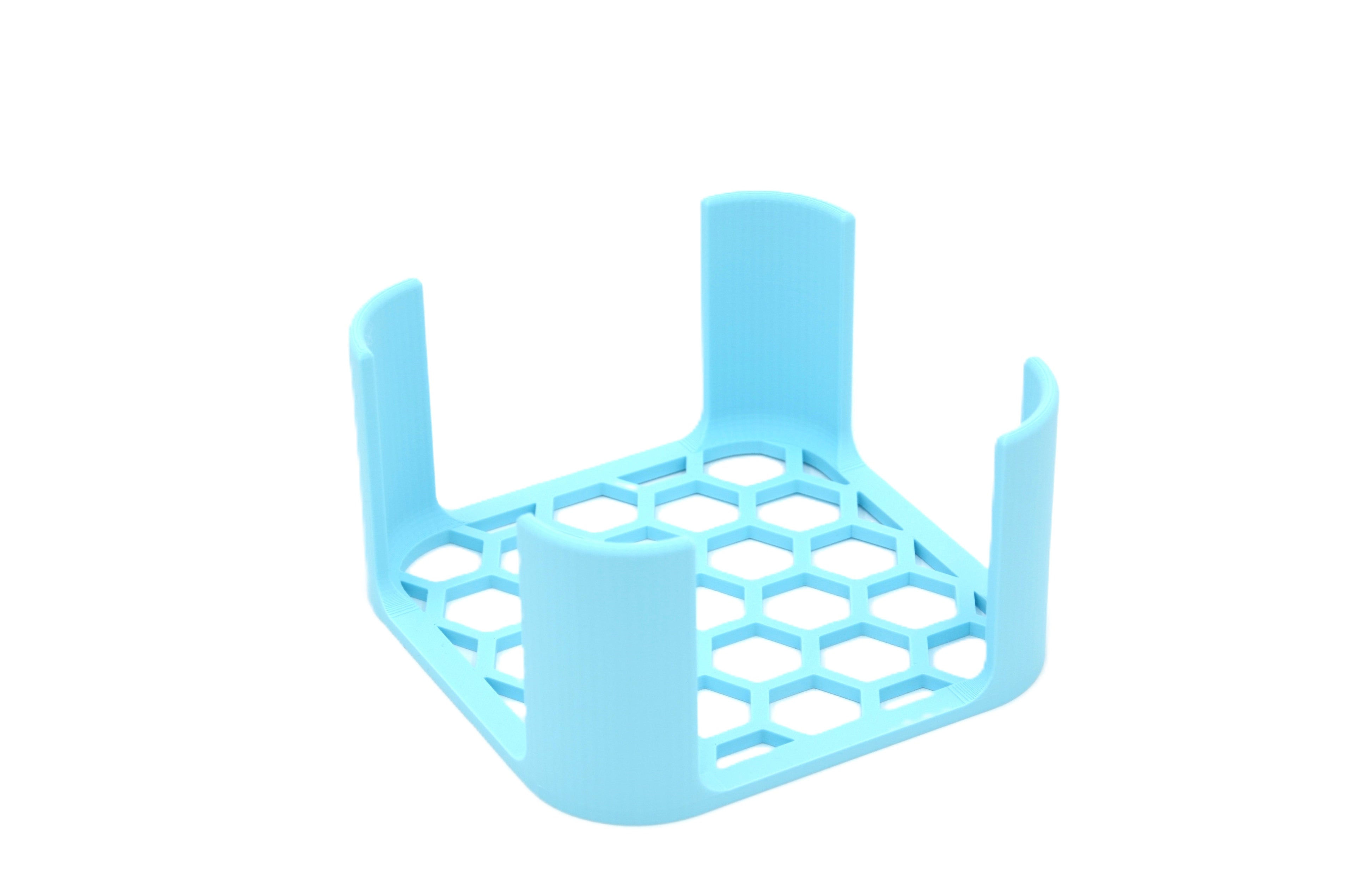 Anpassbare Halterung für quadratische Deckel