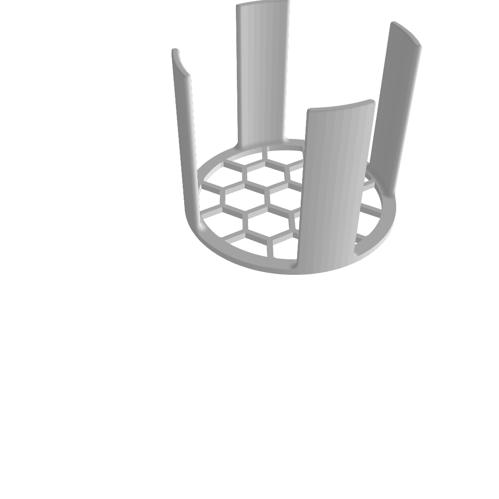Anpassbare Halterung für runde Deckel